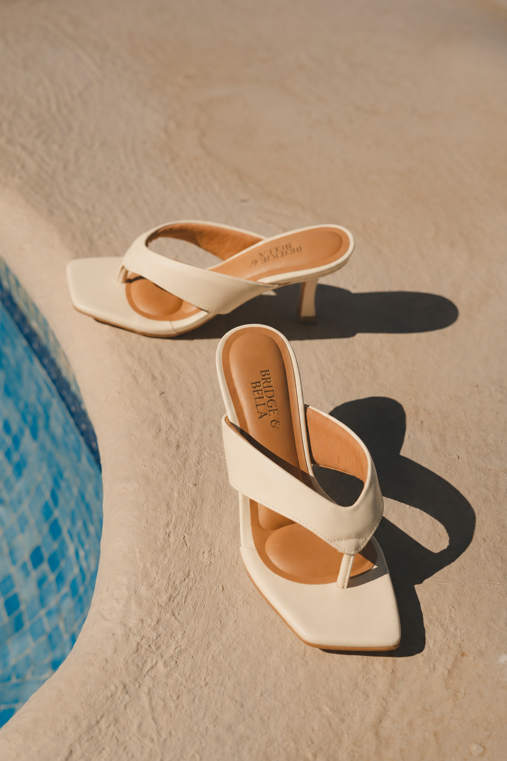 Gigi Kitten Sandal - Ivory