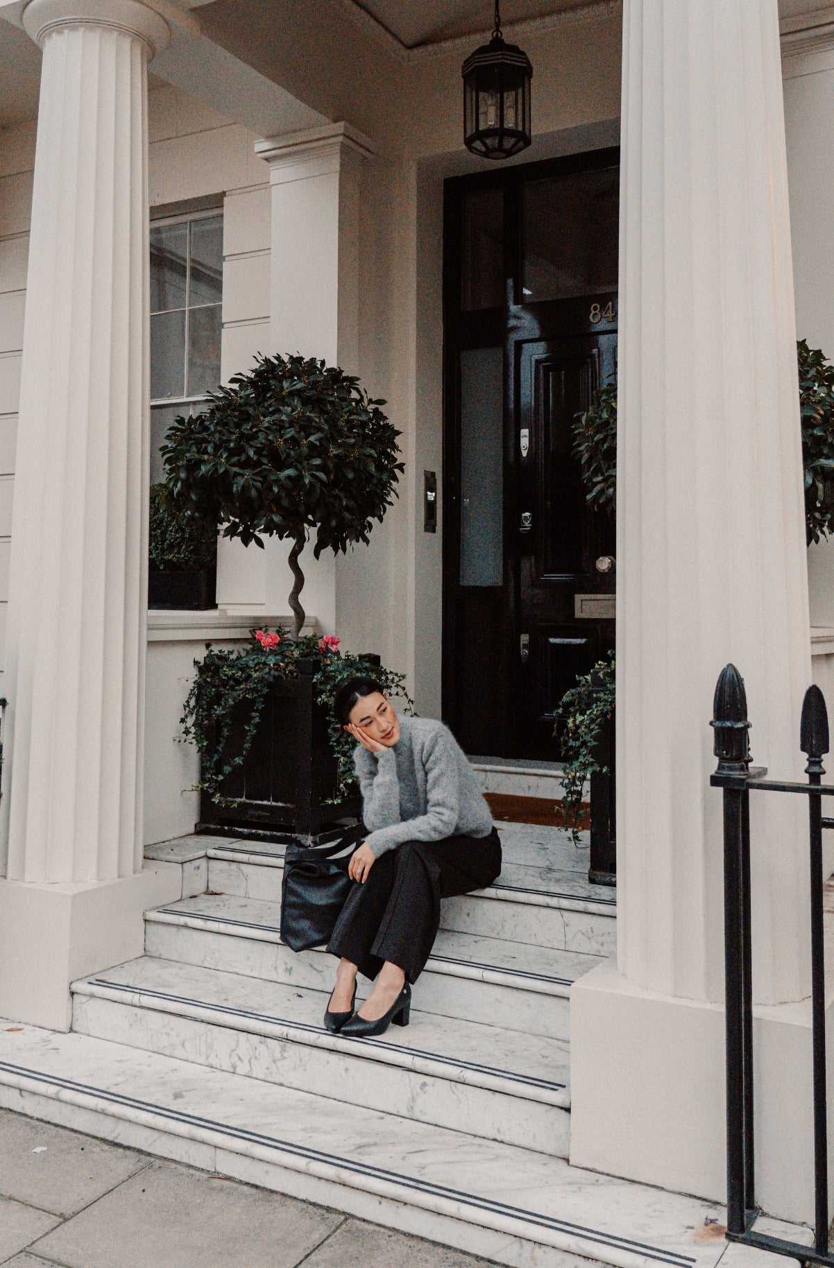 Luna Cushion Heel - Matte Black